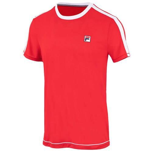 Fila - T-shirt Formation Hommes Fila Elias - T-shirt Manches Courtes - Rouge - Decathlon