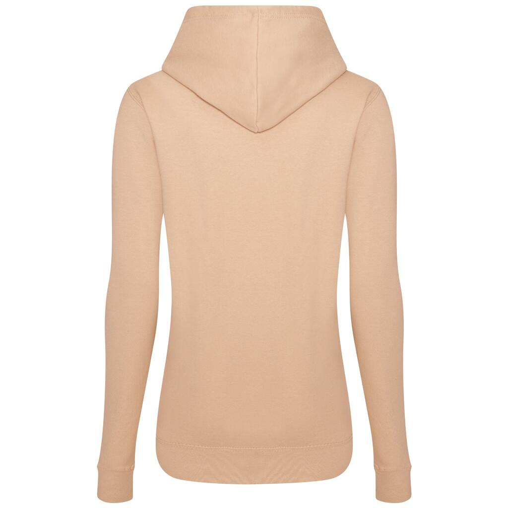 "College" Kapuzenpullover für Damen Creme 2/2