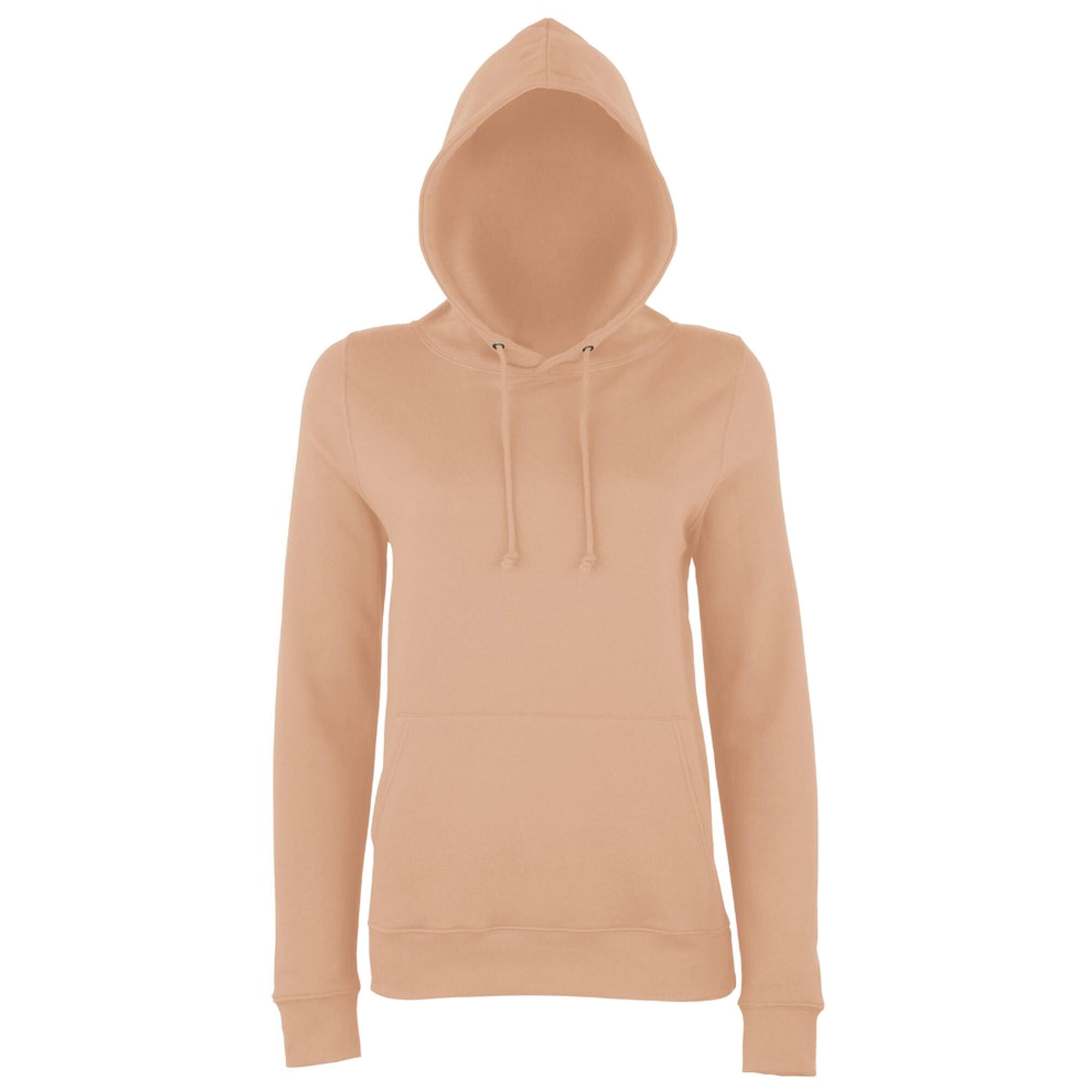 AWDIS Just Hoods Womens/Ladies Girlie College Pullover Hoodie (Nude)