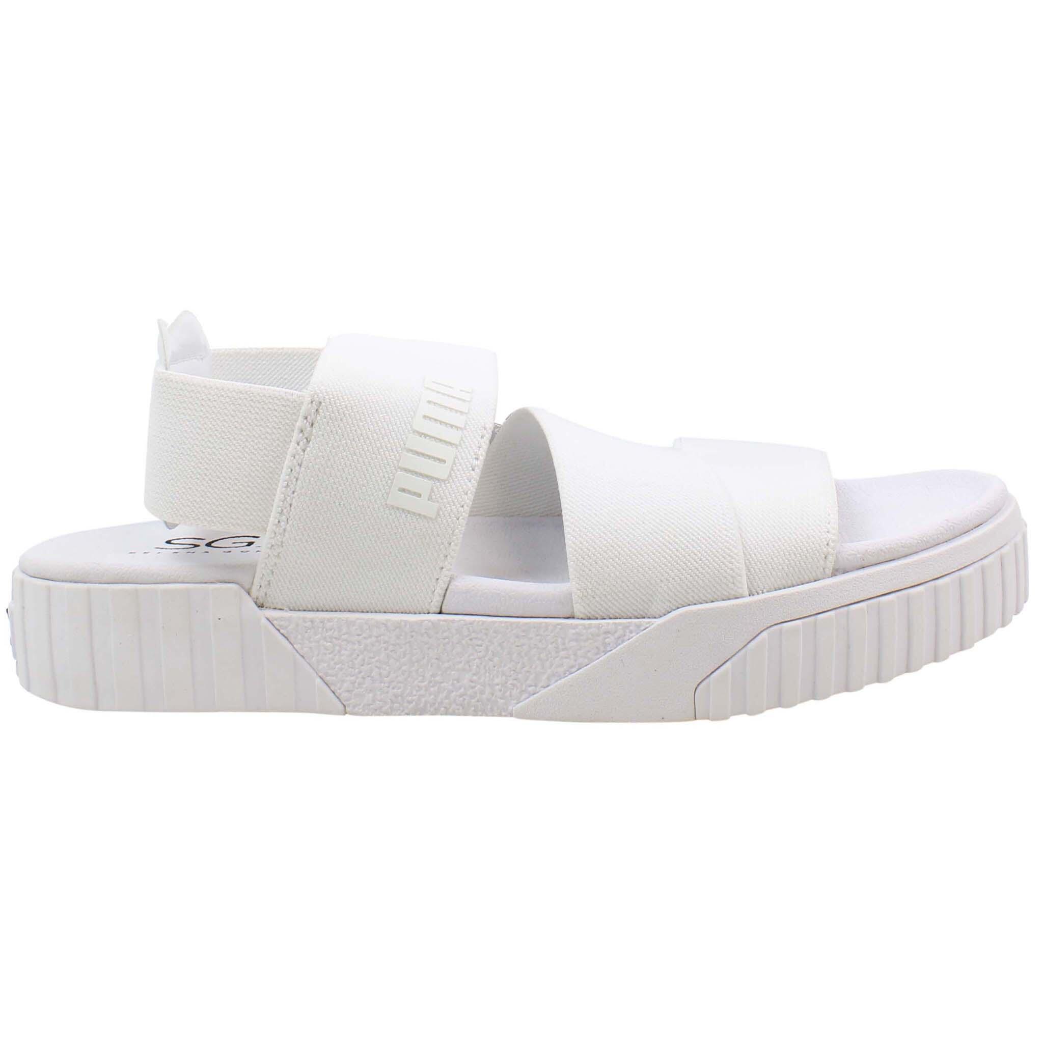 Puma Cali x Selena Gomez Womens White Sandals 4/5