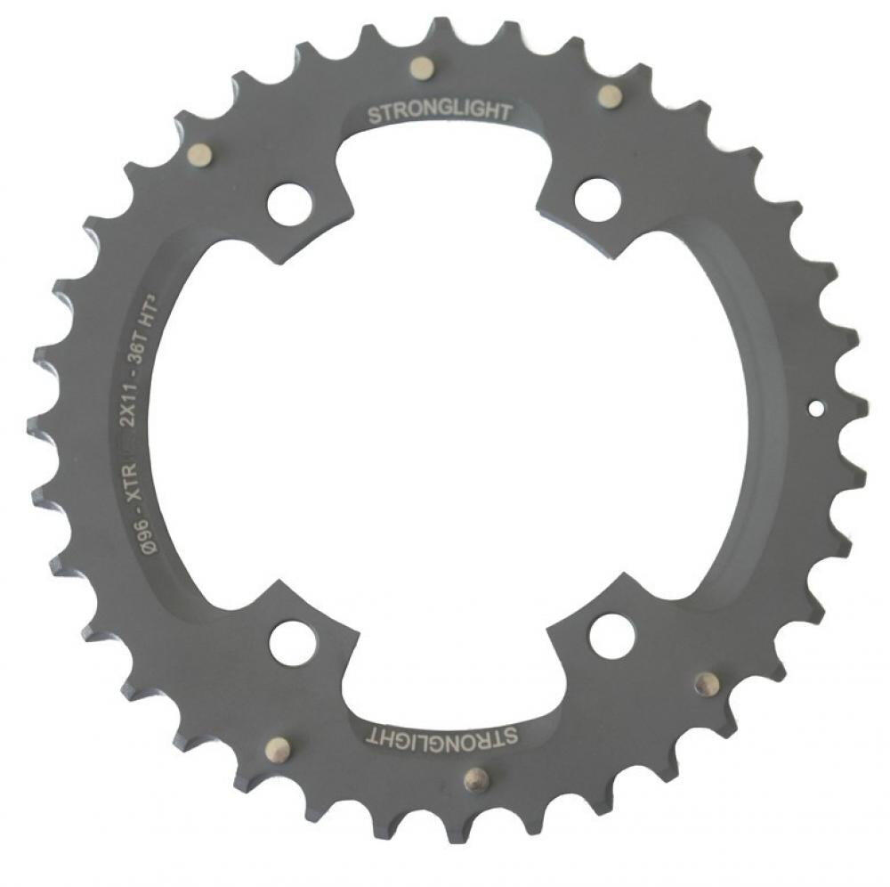 STRONGLIGHT HT3 plateau 38 dents BCD 96/64 mm pour Shimano XTR 11 vitesses 2/2
