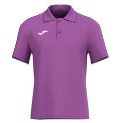 Polo Manches Courtes Tennis Homme Joma Torneo Violet