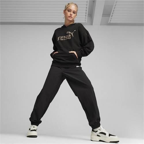 Spodnie sportowe damskie Puma Ess+ Woven 4/5