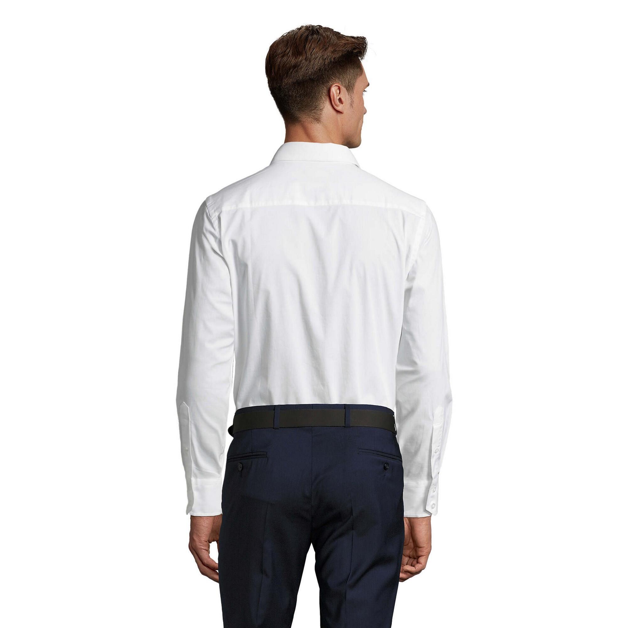 Camicia Business Manica Lunga Uomo SOLS Brighton Bianco 2/3