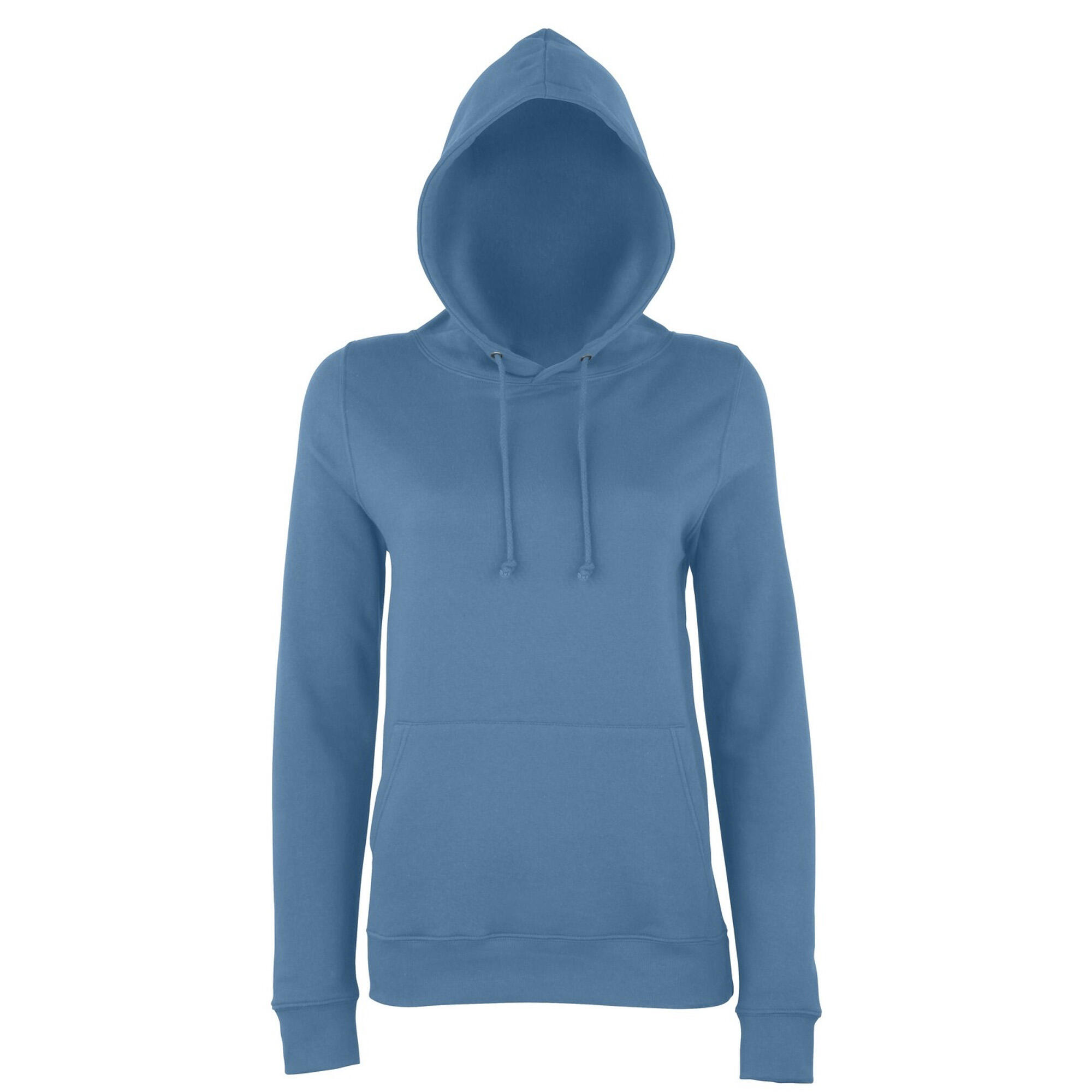 AWDIS Just Hoods Womens/Ladies Girlie College Pullover Hoodie (Airforce Blue)