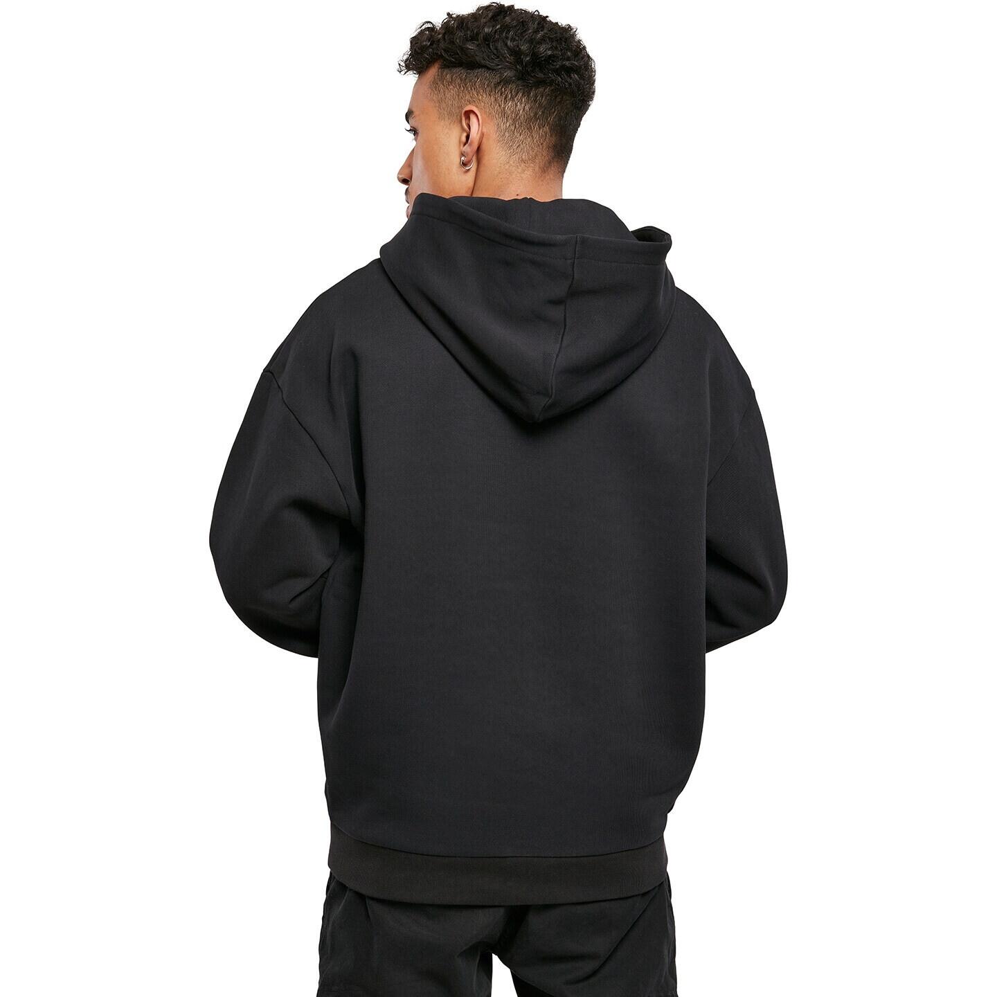 Mens Ultra Heavyweight Hoodie (Black) 2/3