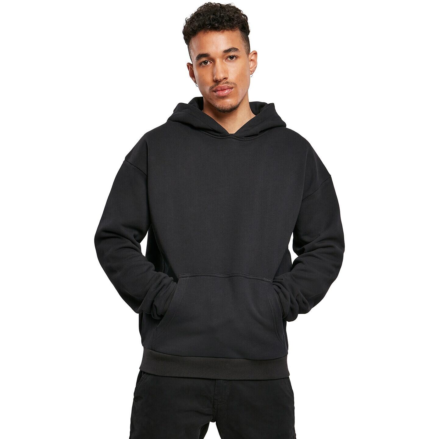 Mens Ultra Heavyweight Hoodie (Black) 3/3