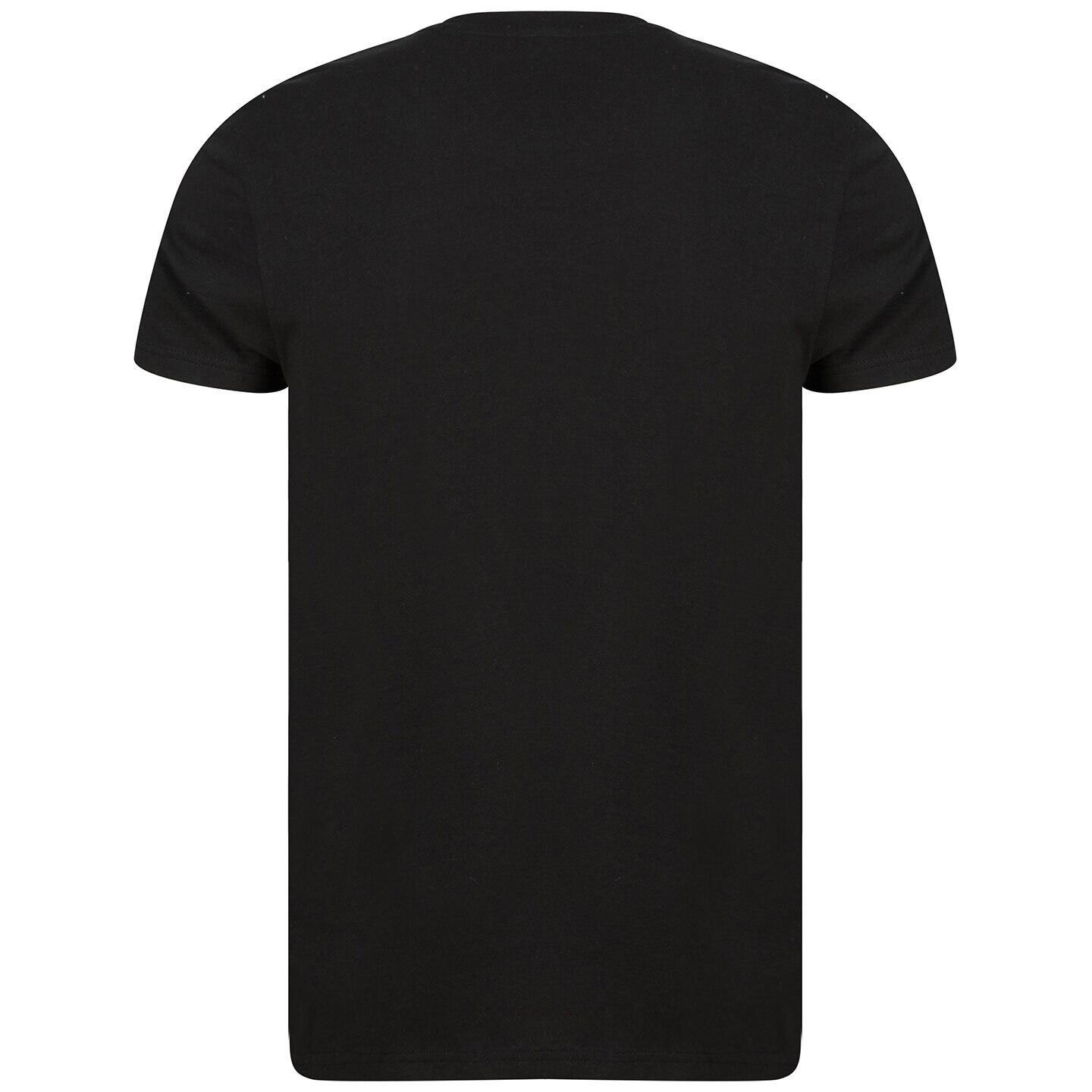 TShirt für HerrenDamen Unisex Damen und Herren Schwarz 3/6
