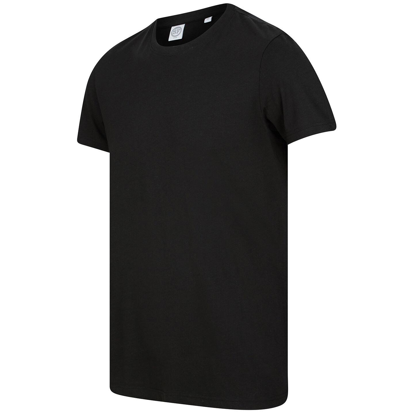 TShirt für HerrenDamen Unisex Damen und Herren Schwarz 5/6