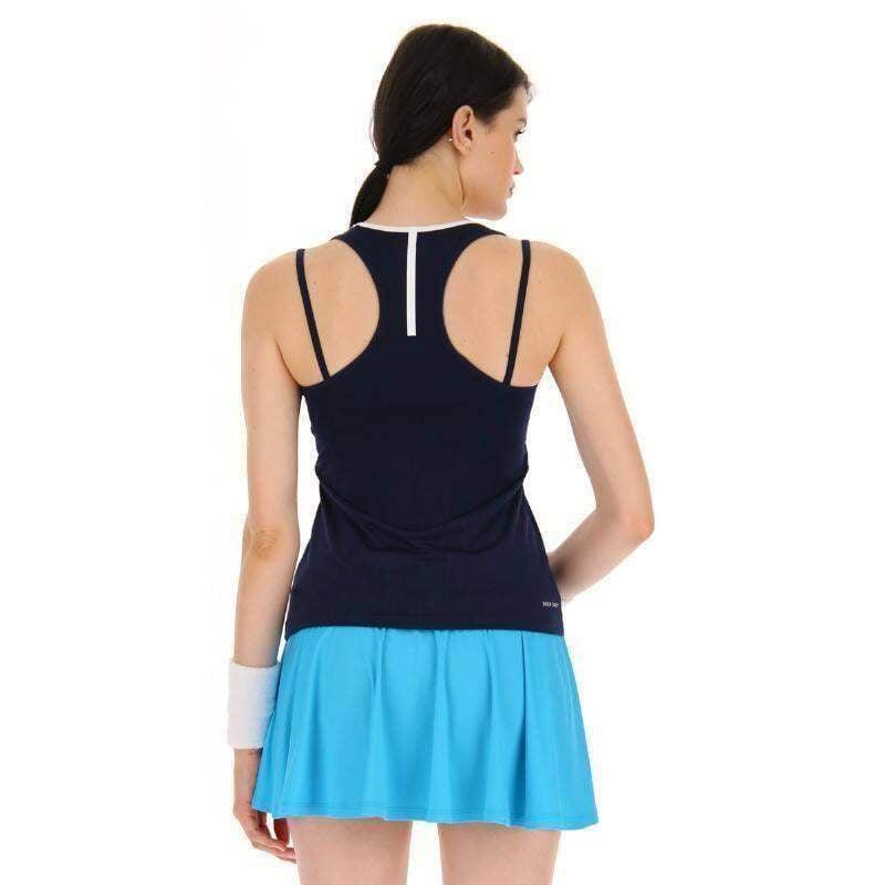 Camiseta Lotto Top IV Azul Marino Degradado Mujer 2/5