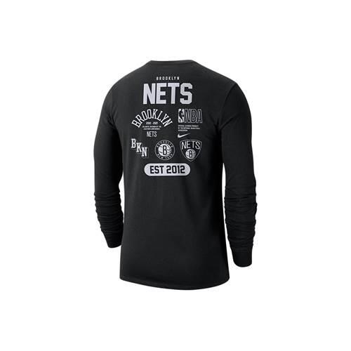 T-shirt universel hommes Nike Nba Brooklyn Nets Courtside 2/2