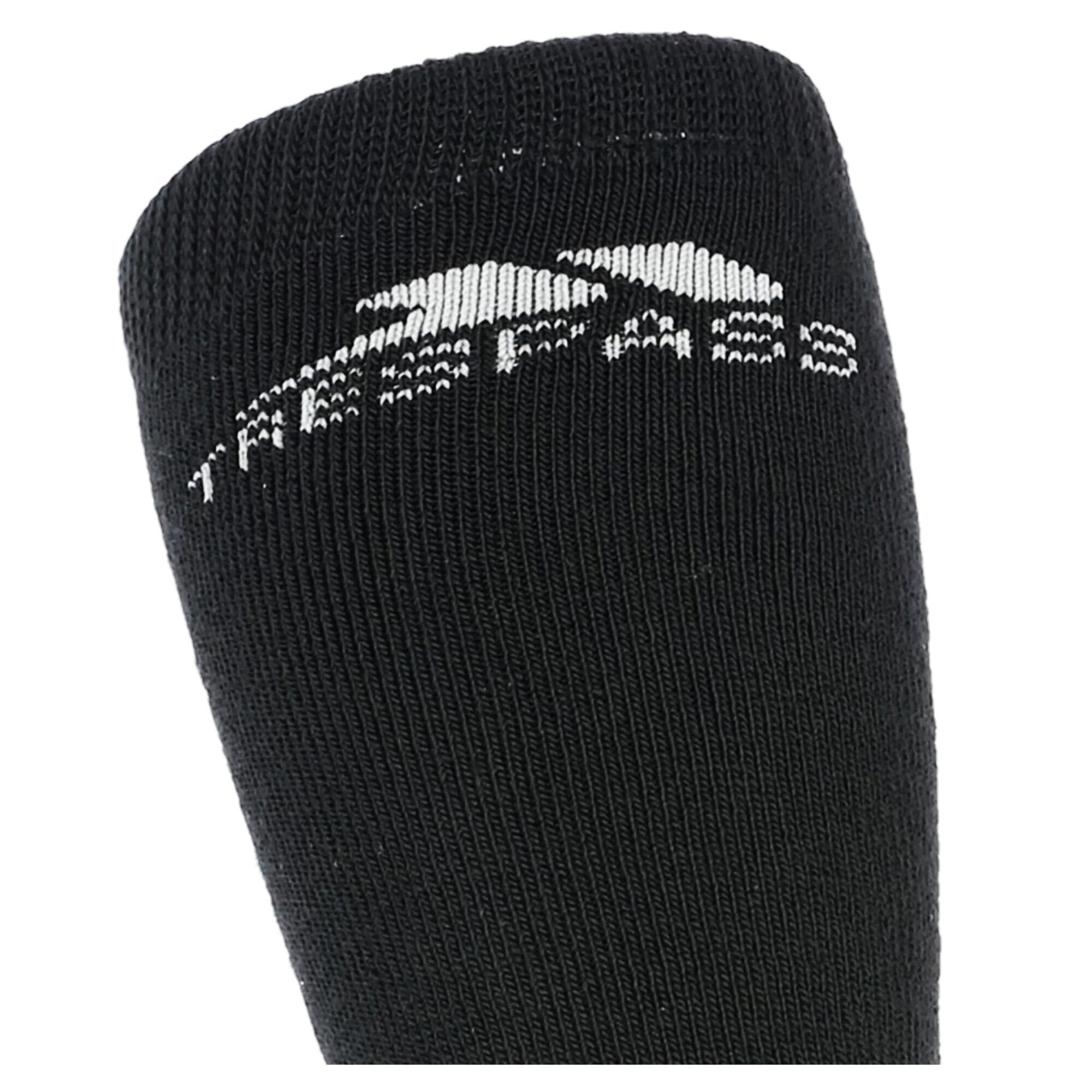 Adults Unisex Tech Luxury Merino Wool Blend Ski Tube Socks (Black) 4/5