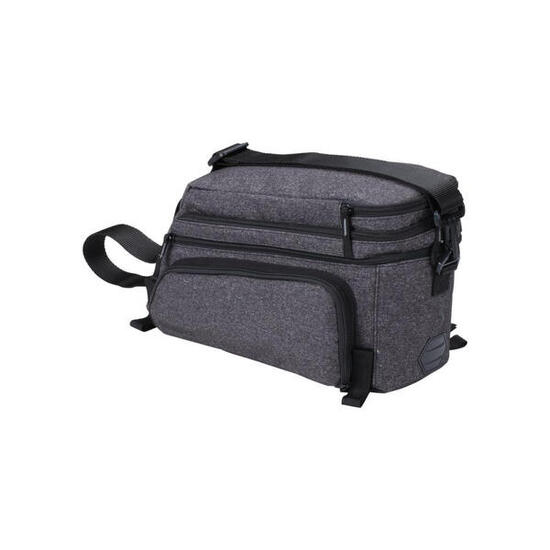 BBB sacoche de porte-bagages CarrierPack gris mélangé 36 x 16 x 21 cm 6,5 + 5 L
