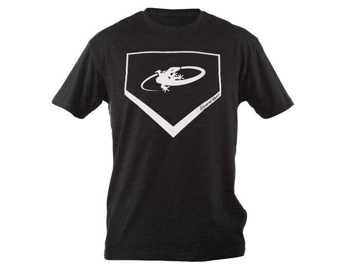 LIZARD SKINS Camisola Lizard Home Plate, Next Level T-Shirt S Dark Charcoal