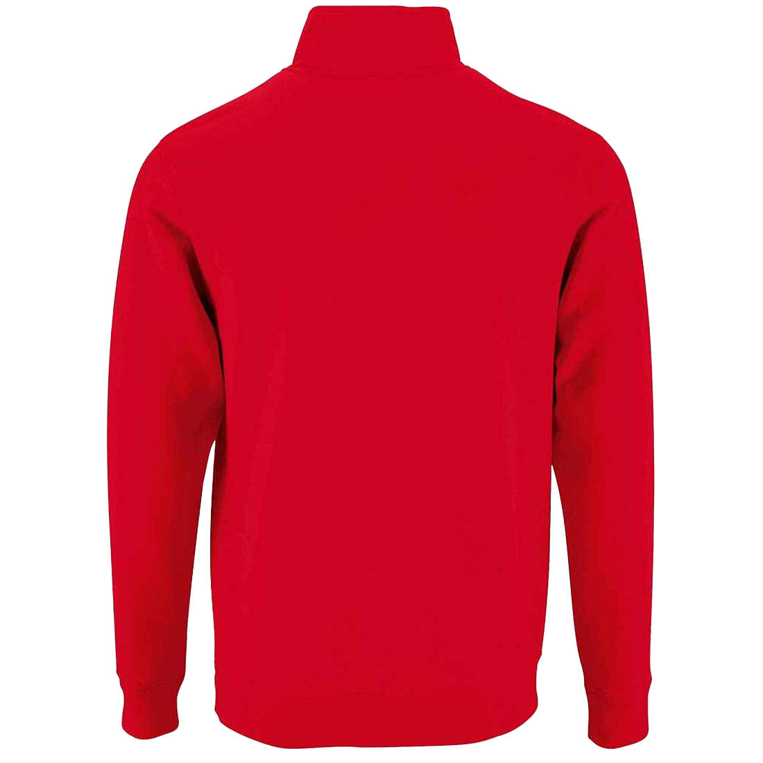 Maglione Cerniera Colletto Alto Uomo SOLS Stan Rosso 2/4