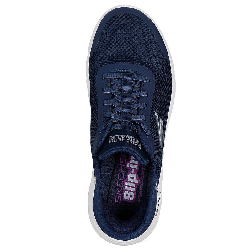 Pantofi Sport Skechers Model Go Walk Flex Grand Entry Culoare Albastru