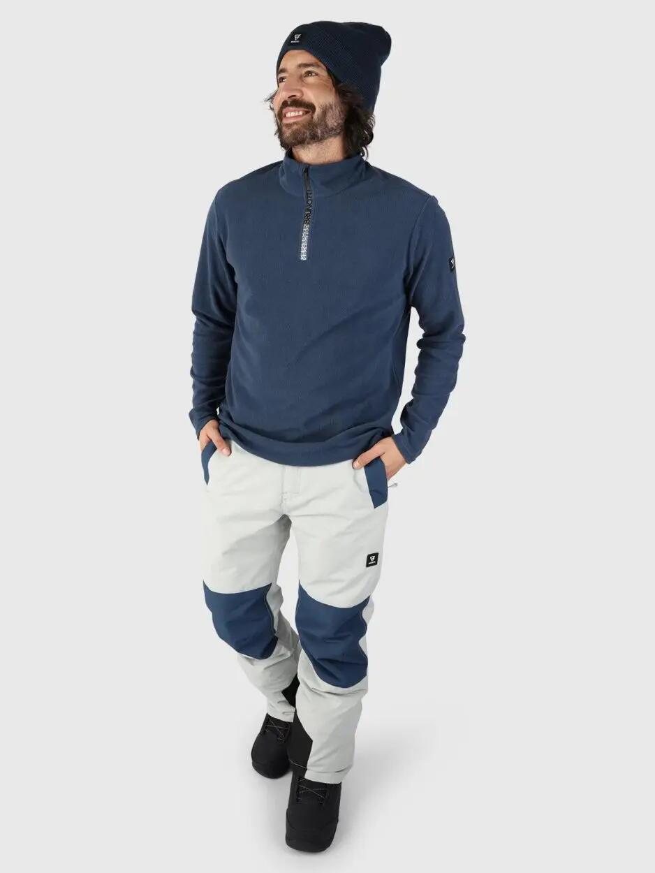 Vêtement - sportswear - homme - polaire demi-zip - tenno - bleu 5/5