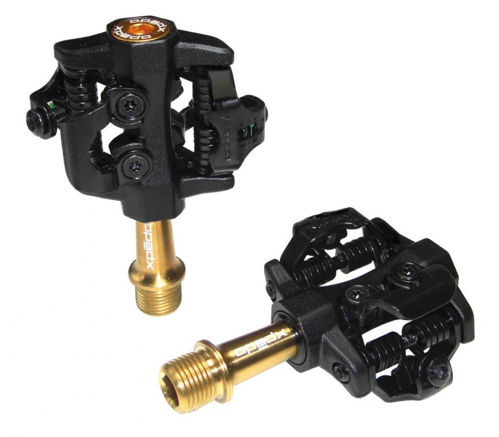 Xpedo Pedal Clipless CXR Pro TI sw/gold, 9/16", zweiseitig XPT, XMF10AT 2/2