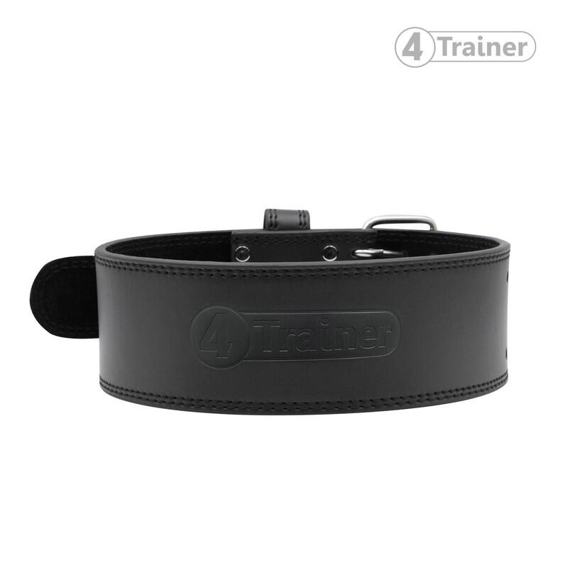 Ceinture de Force en Cuir - HALTÉROPHILIE - S 110cm - 4TRAINER 1/5
