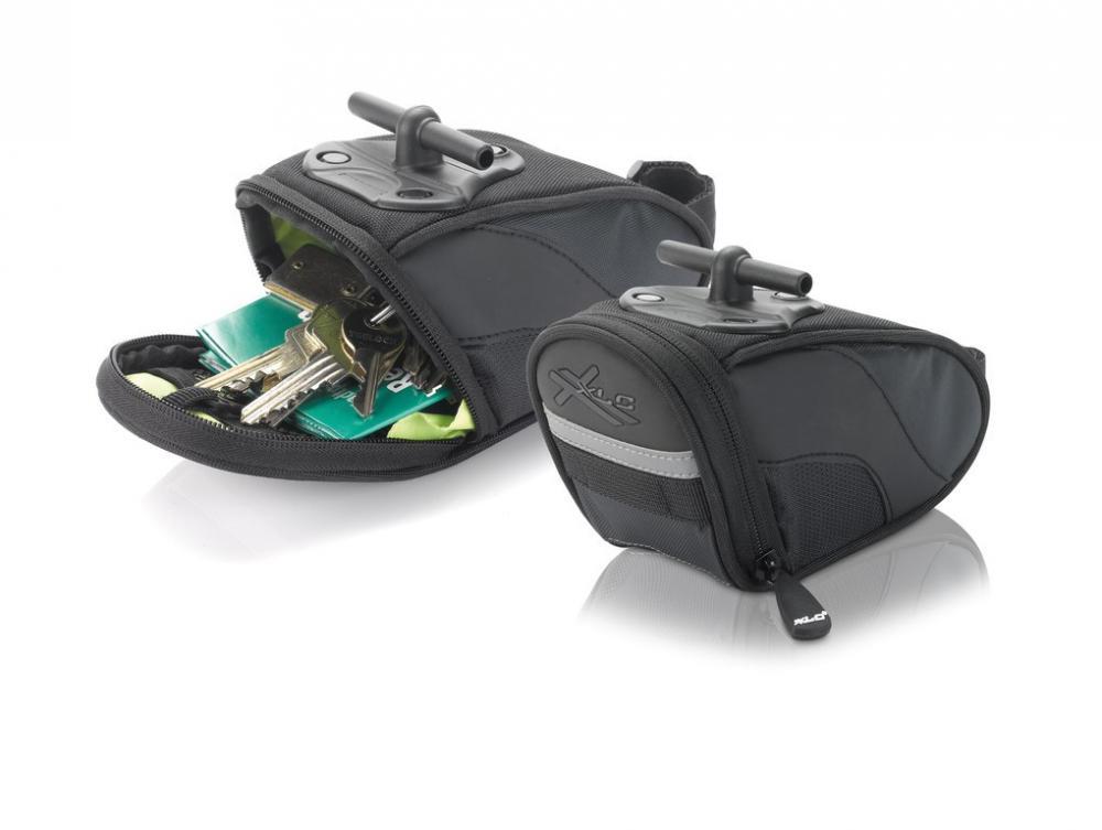 XLC Satteltasche BA-S44 schwarz/anthrazit 16,5x7,5x10cm 0,45 ltr 2/2