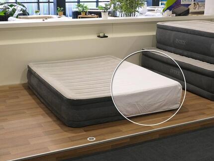 Pack matelas gonflable Comfort Plush 2 places + Drap housse