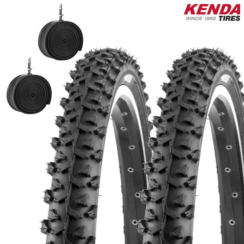 2 tyres kenda 26x2.10 (54-559)+tubes, tyres bike 26x2.10 black MTB EV