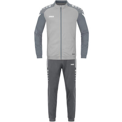 Trainingspak jako unisex grijs polyester performance