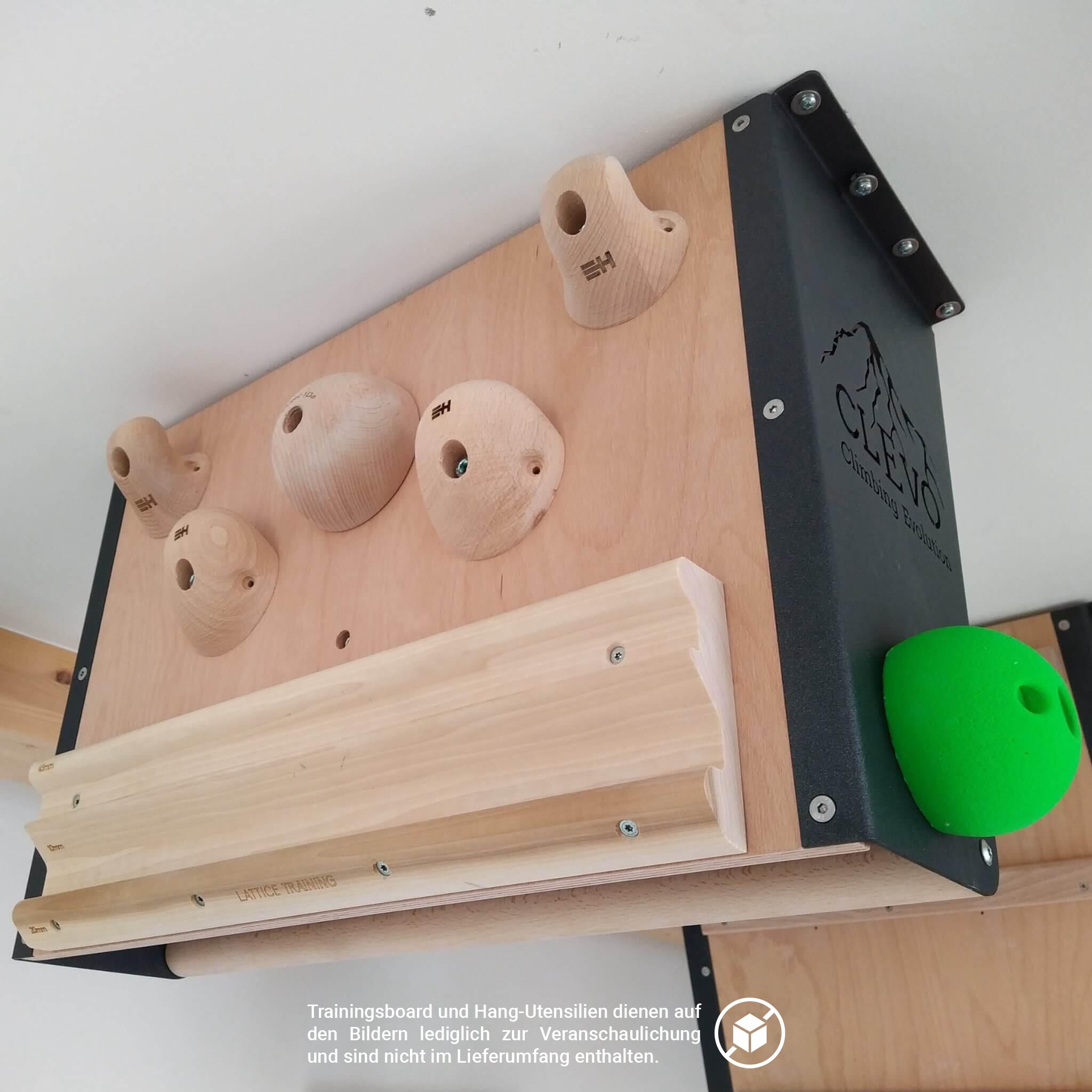Kletterboard Deckenbefestigung Hangboard, Trainingsboard für Boulder Train 6/8