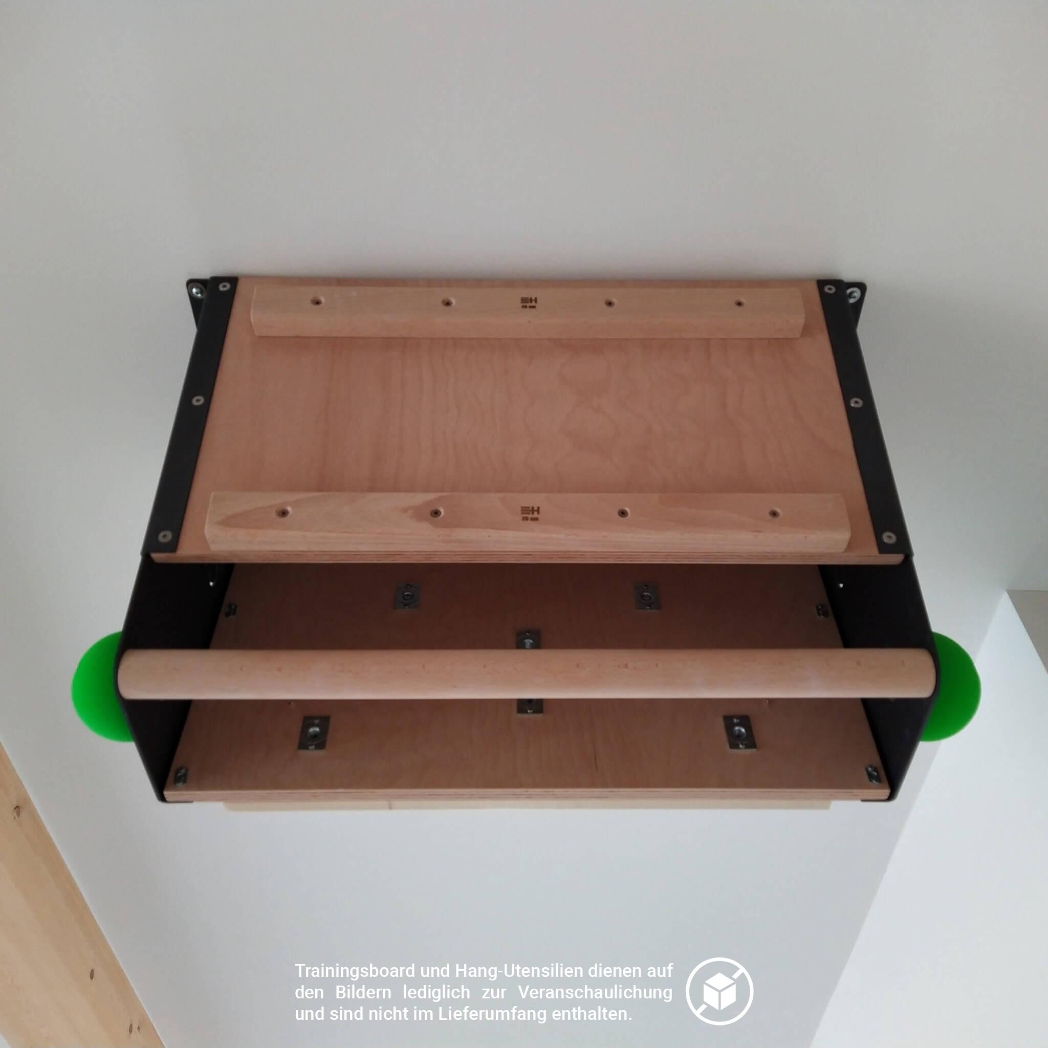 Kletterboard Deckenbefestigung Hangboard, Trainingsboard für Boulder Train 5/8
