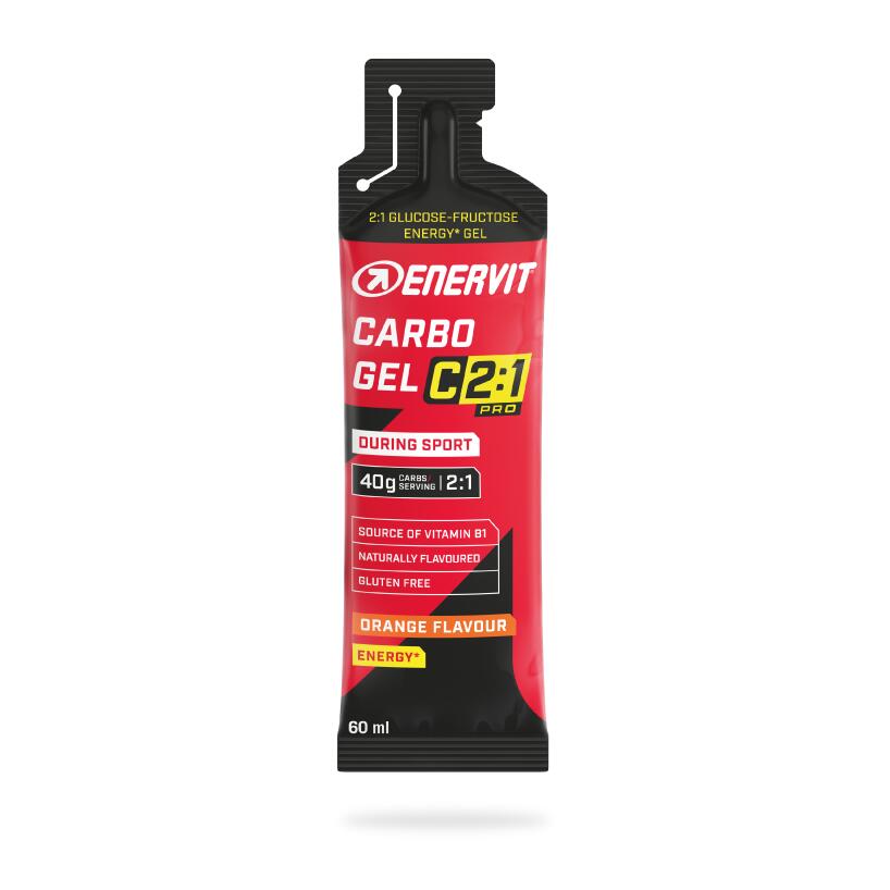 Gel enervit c2-1 pro carbo 60ml laranja