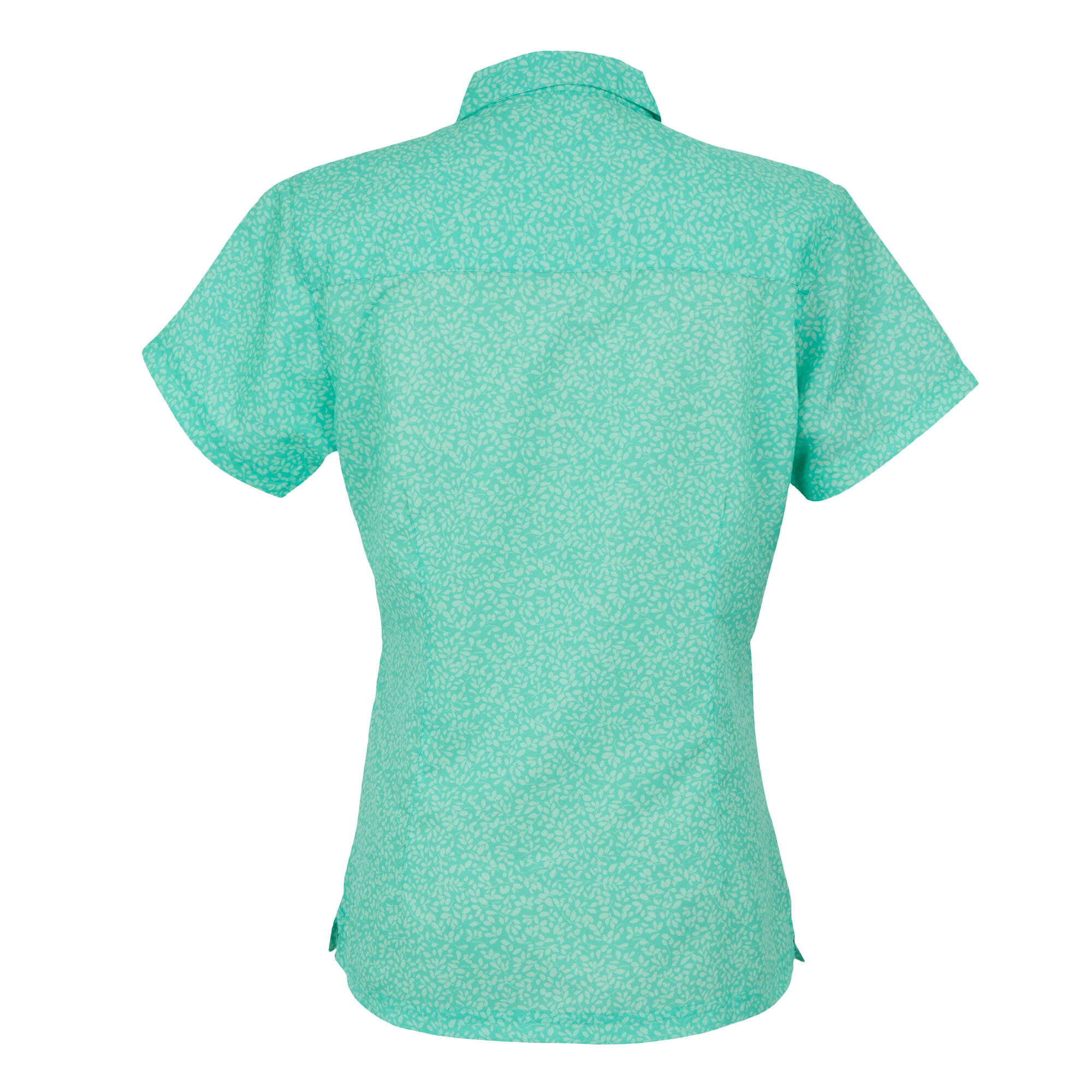 Camicia Stampa Foglia Maniche Corte Donna Regatta Mindano VIII Blu Aruba 2/5