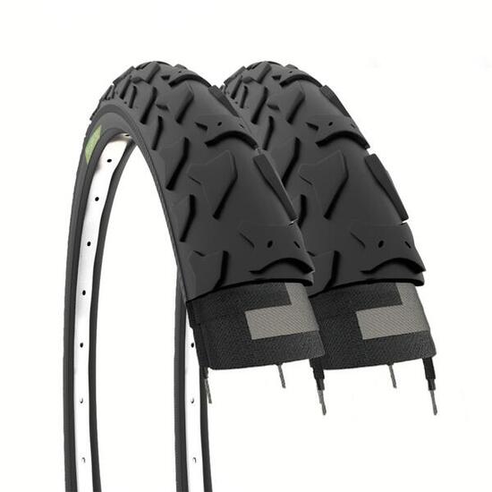 2 copertoni 16x1.95 (50-305) pneumatici bici tassellati 16 x 1.95 neri mtb EV