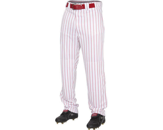 Calças de adulto rawlings pin150 xxl com escarlate