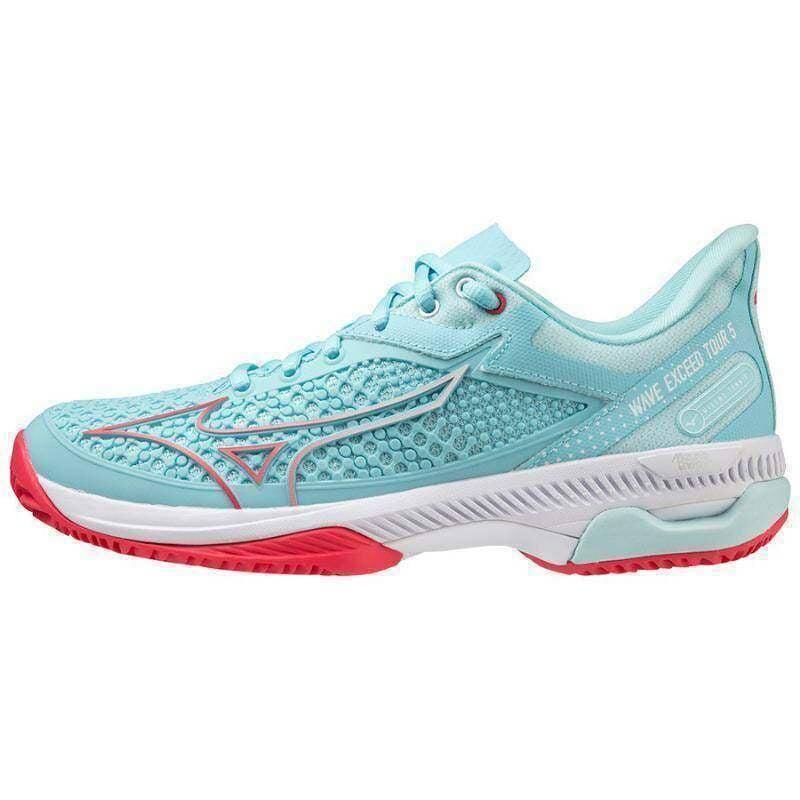 Mizuno Wave Exceed Tour Cc Wos Light Blue Women's Rot 4/6