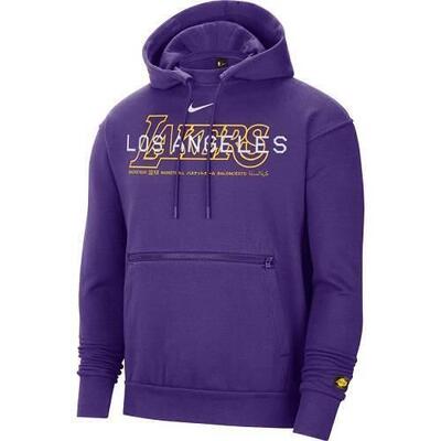 Sweatshirt universeel voor heren nike lakers courtside