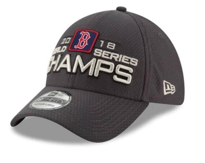 New Era MLB18 3930 Boston Red Sox WS Champs Locker Room OSFM 4/4