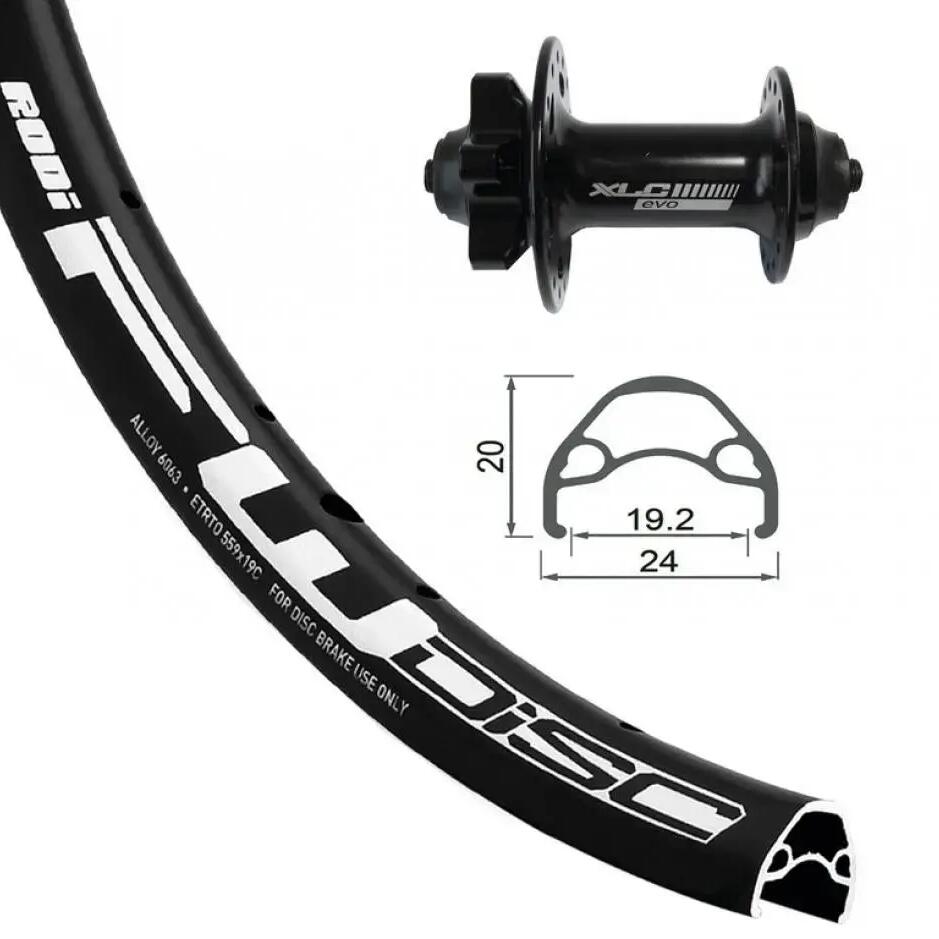 Front wheel 6 screws XLC FW-A05 Rodi Di.Va.8.5 S/Oe.N.