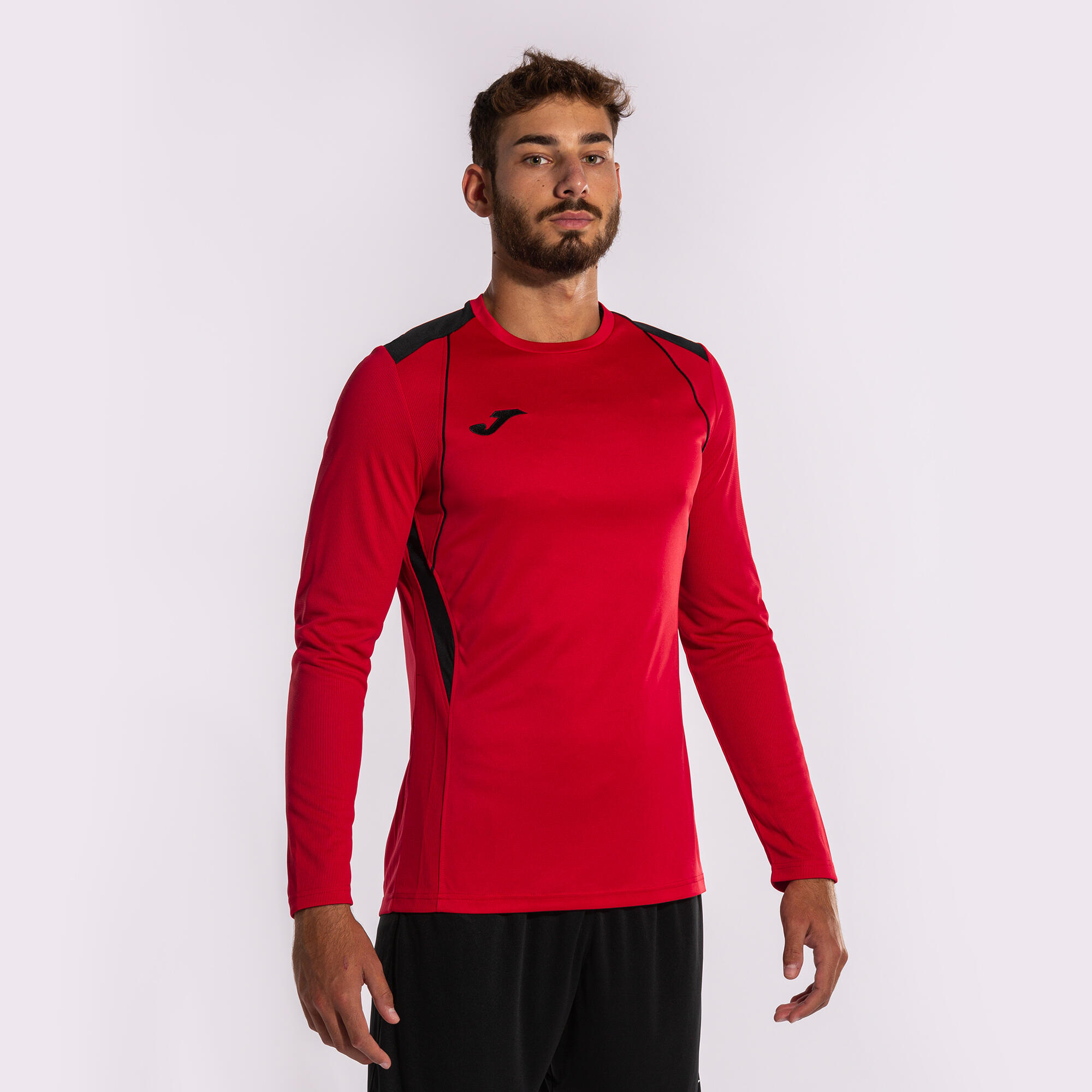 Camiseta Manga Larga Fútbol Niños Joma Championship VII Rojo 5/5
