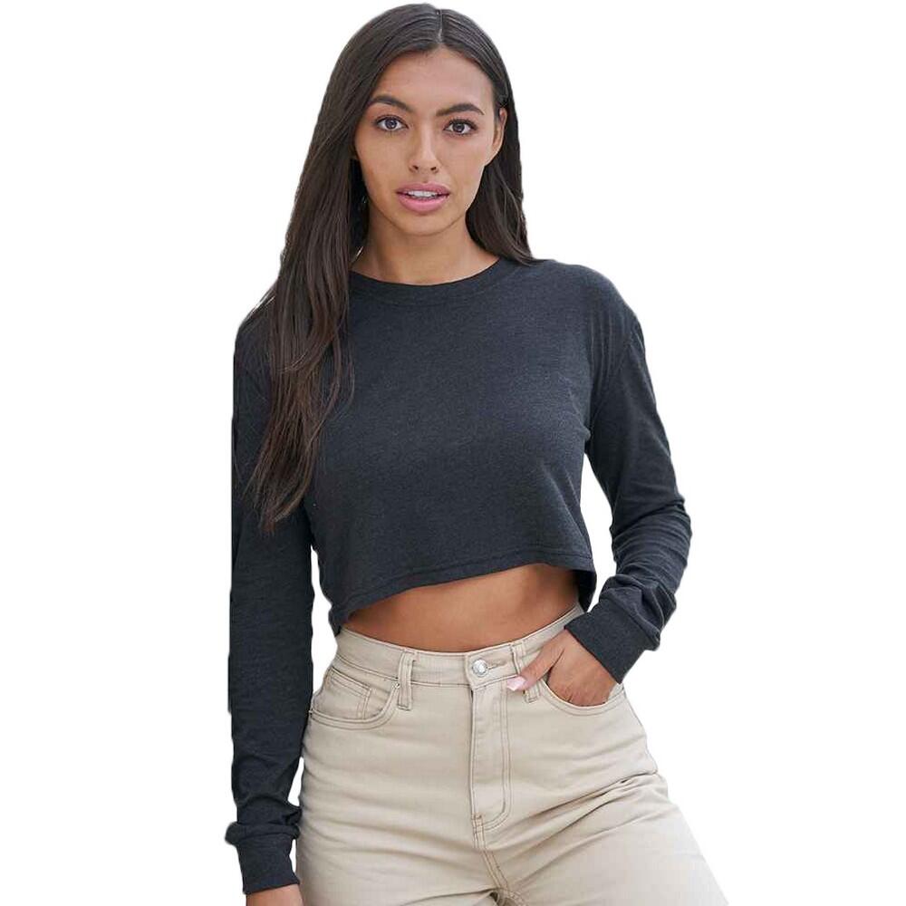 Tshirt Court Femme (Noir) 1/2