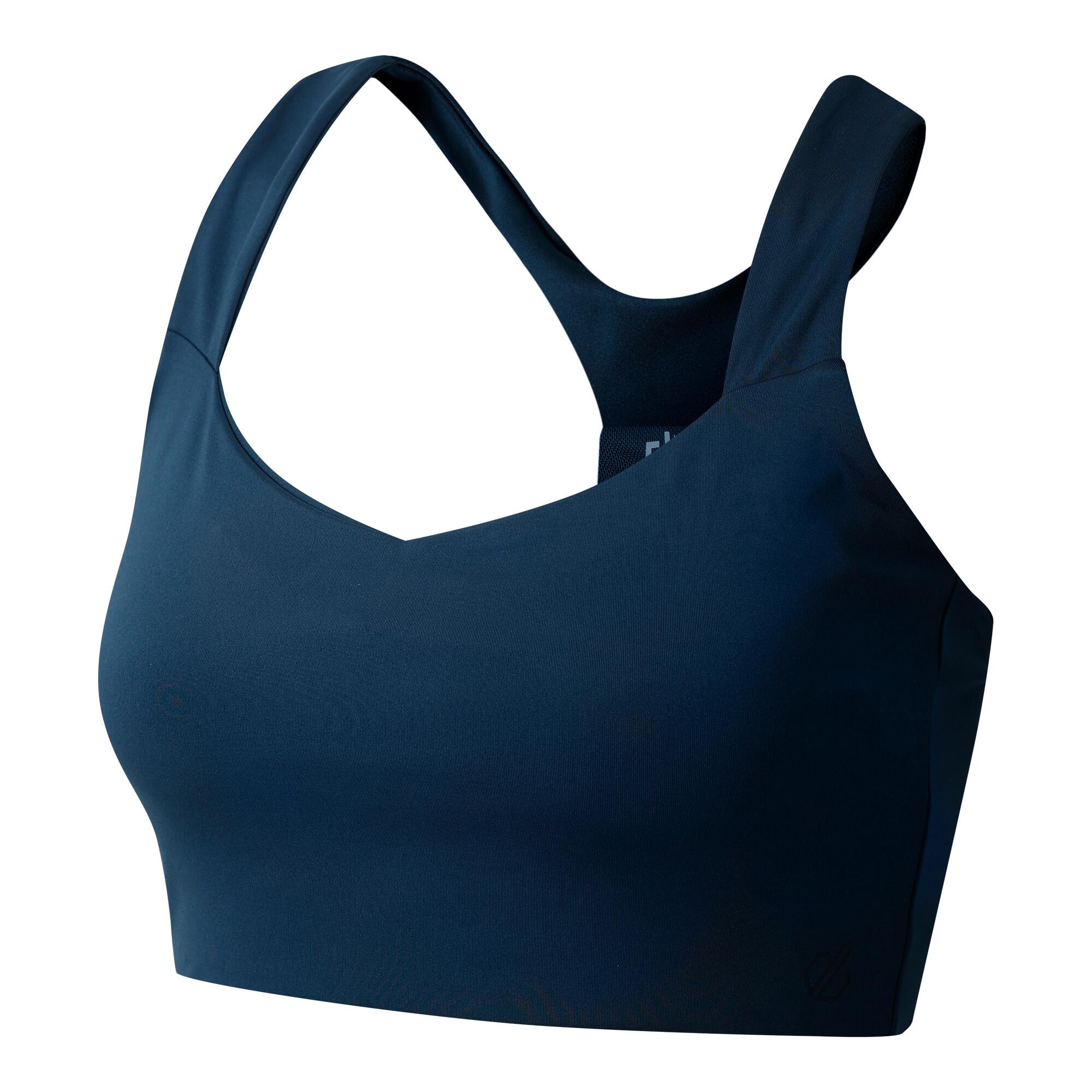 Womens/Ladies Swift III Sports Bra (Moonlight Denim) 3/5