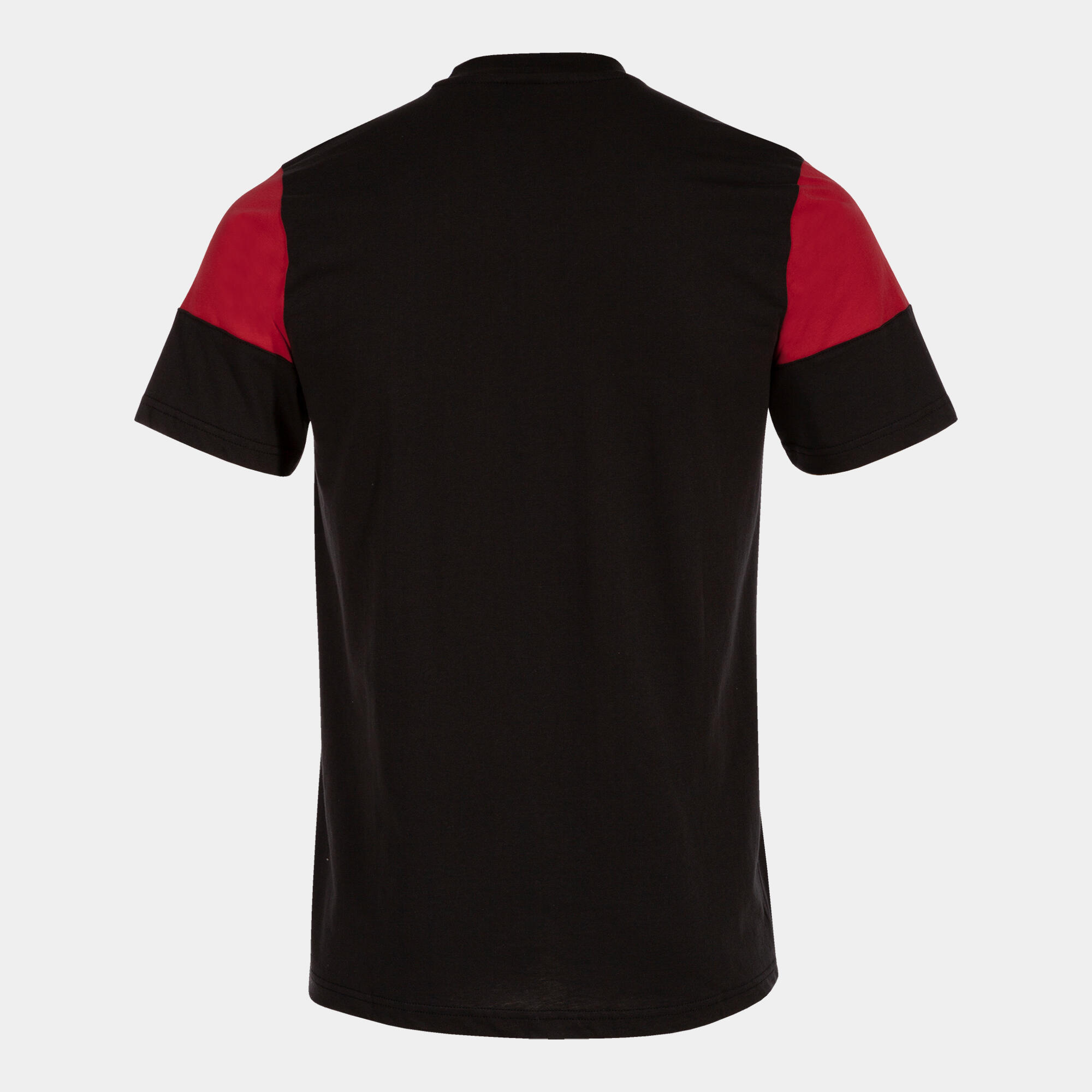 Camiseta Manga Corta Fútbol Hombre Joma Crew V Negro 2/3