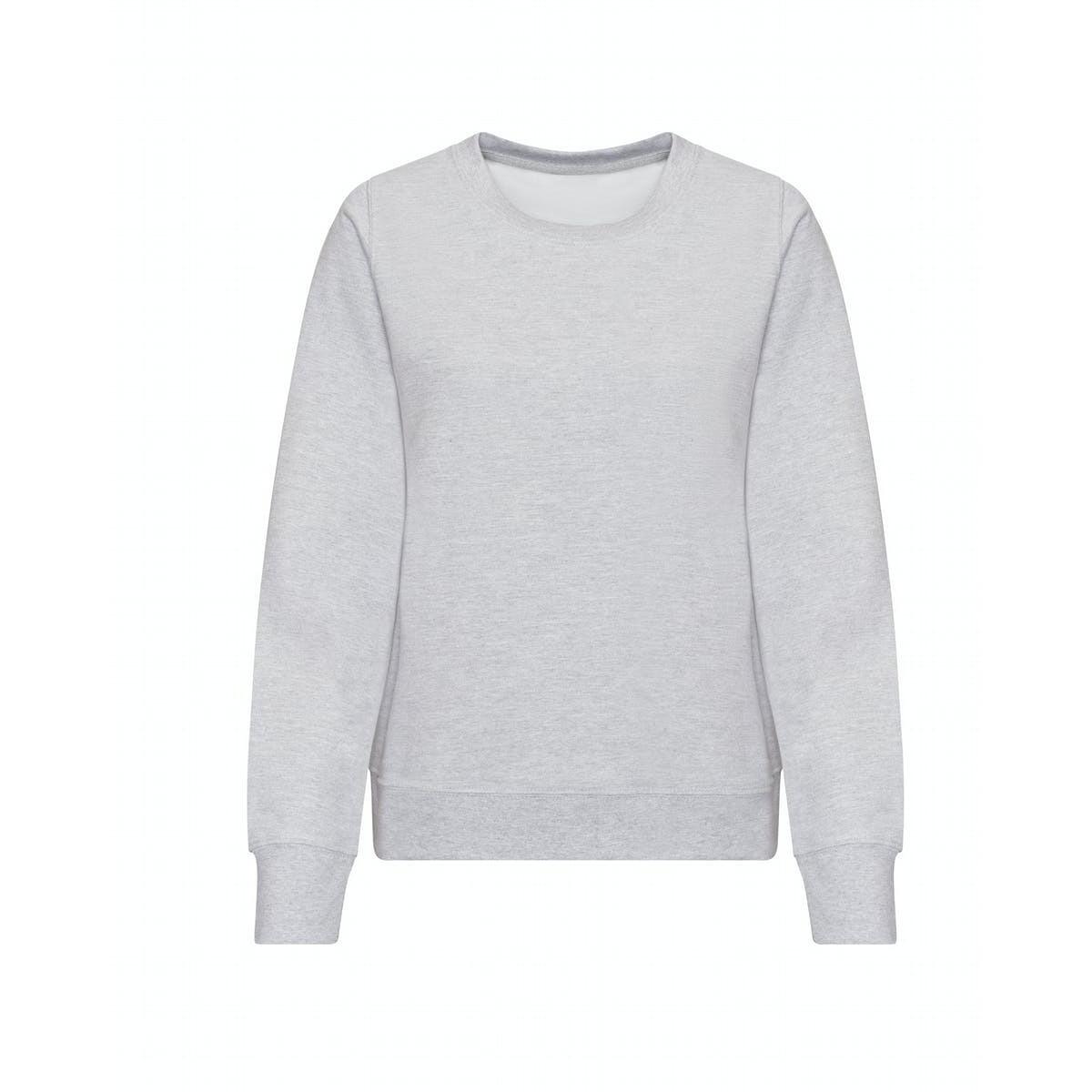Womens/Ladies Heather Sweatshirt (Heather Grey) 1/2