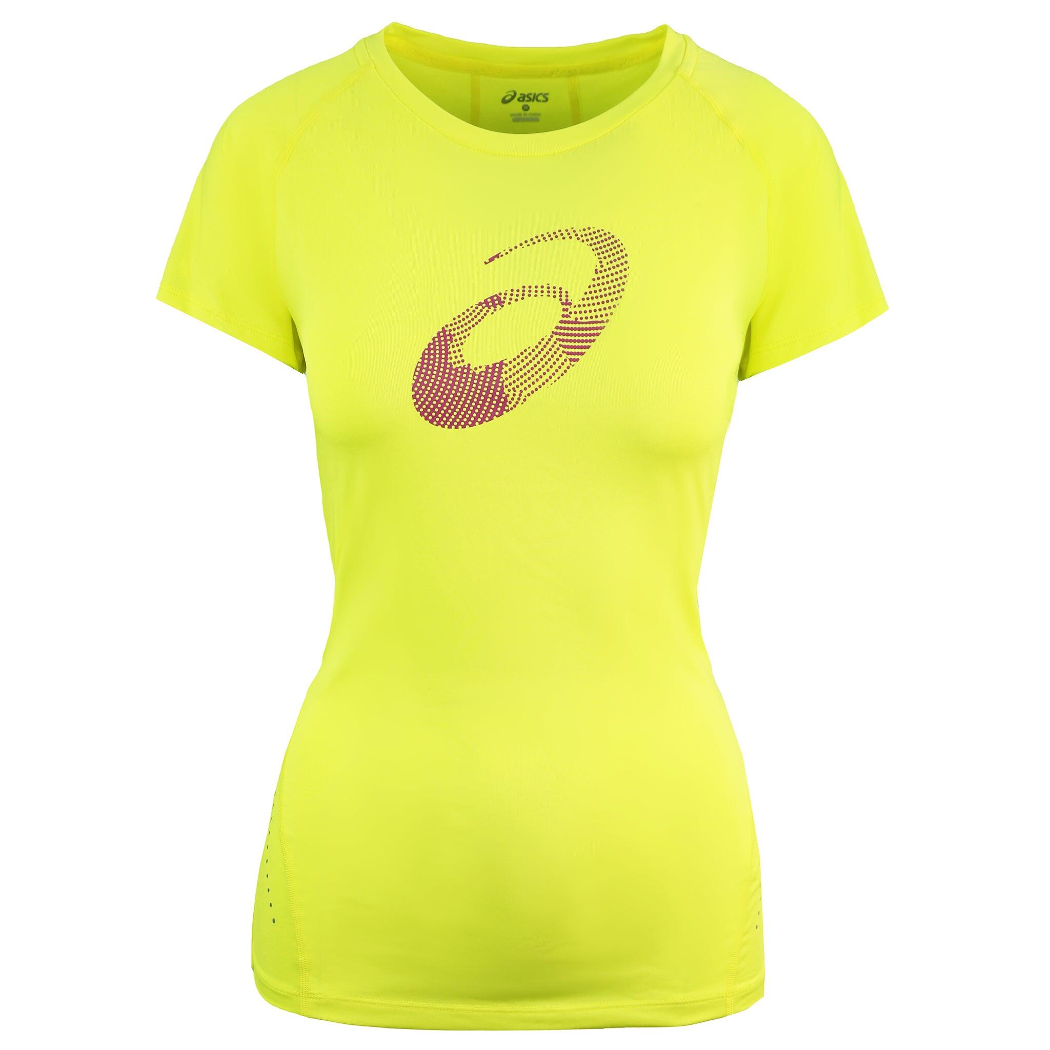 ASICS Asics Motion Dry Womens Yellow Top
