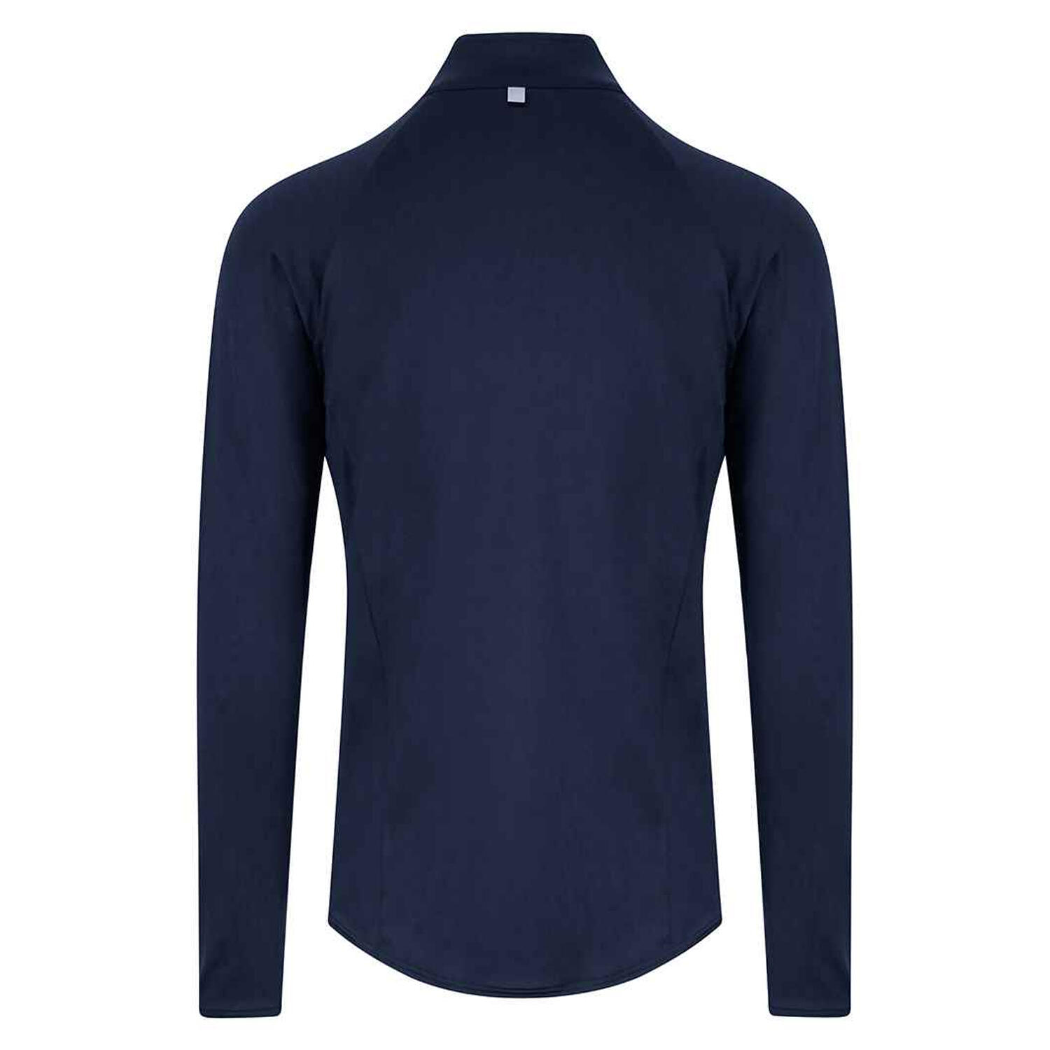 Mens CoolFlex Half Zip LongSleeved Top (French Navy) 3/3