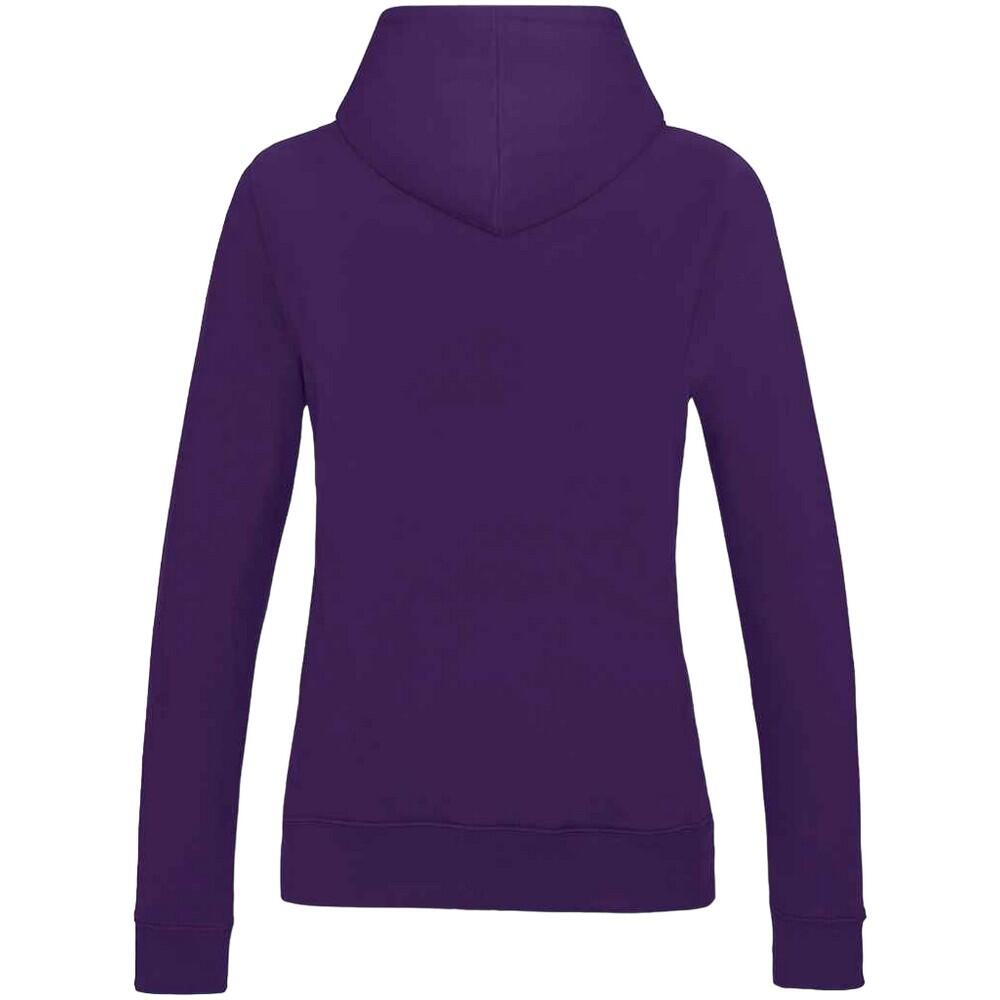 "College" Kapuzenpullover für Damen Violett 2/2
