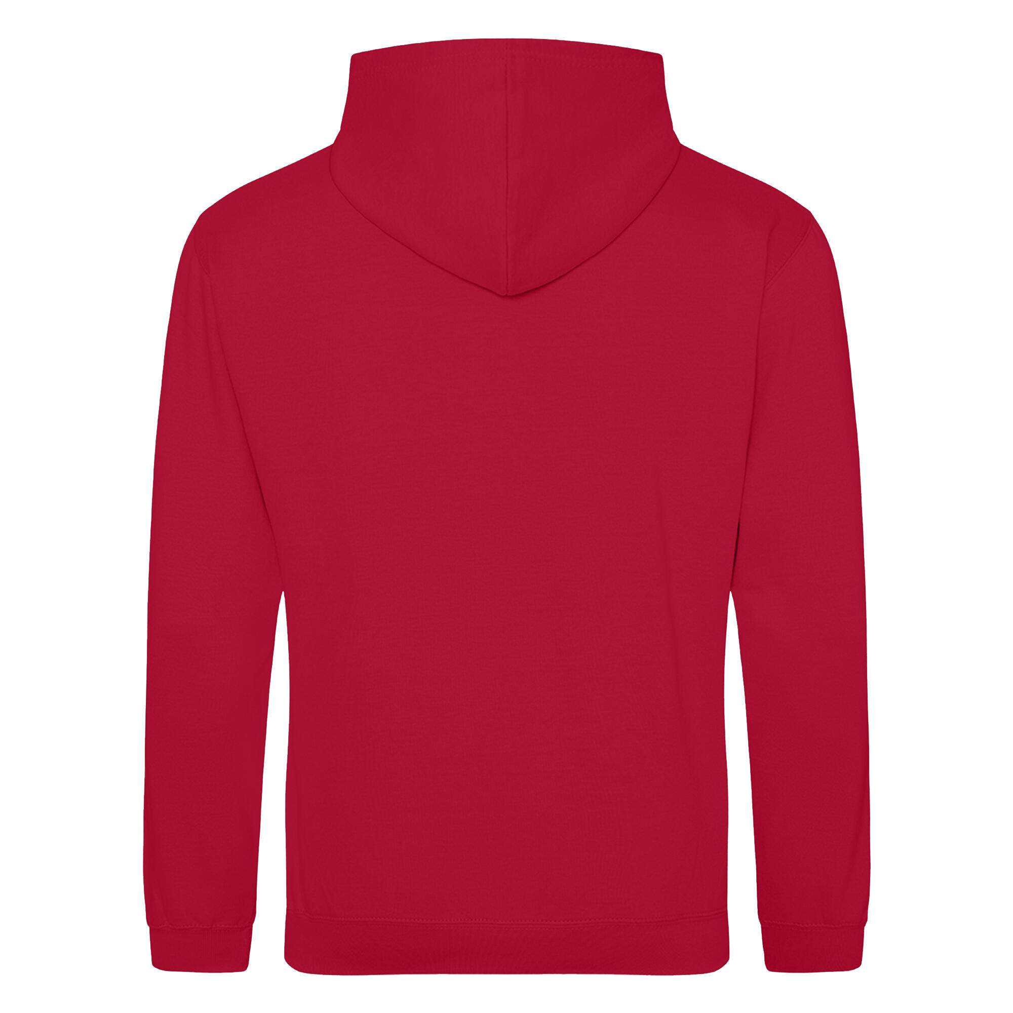 Felpa Con Cappuccio Uomo Awdis College Rosso Fuoco 2/2