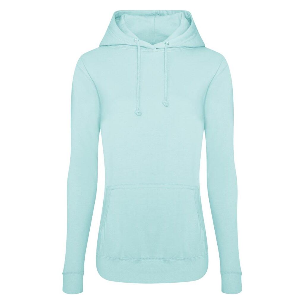 AWDIS Womens/Ladies Girlie College Hoodie (Peppermint)