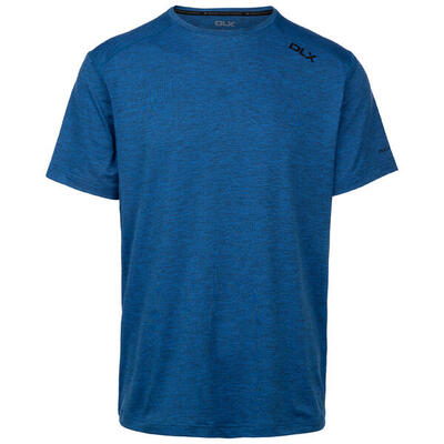 Dlx doyle t-shirt heren blauw gemêleerd