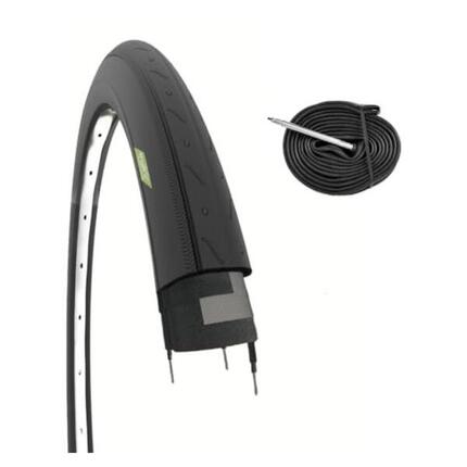Reifen 700x23C (23-622)+Schlauch, Fahrradreifen Rennrad 700 x 23C speed EV