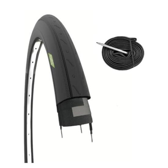 Copertone 700x23C (23-622)+ camera pneumatico bici corsa 700 x 23C road EV